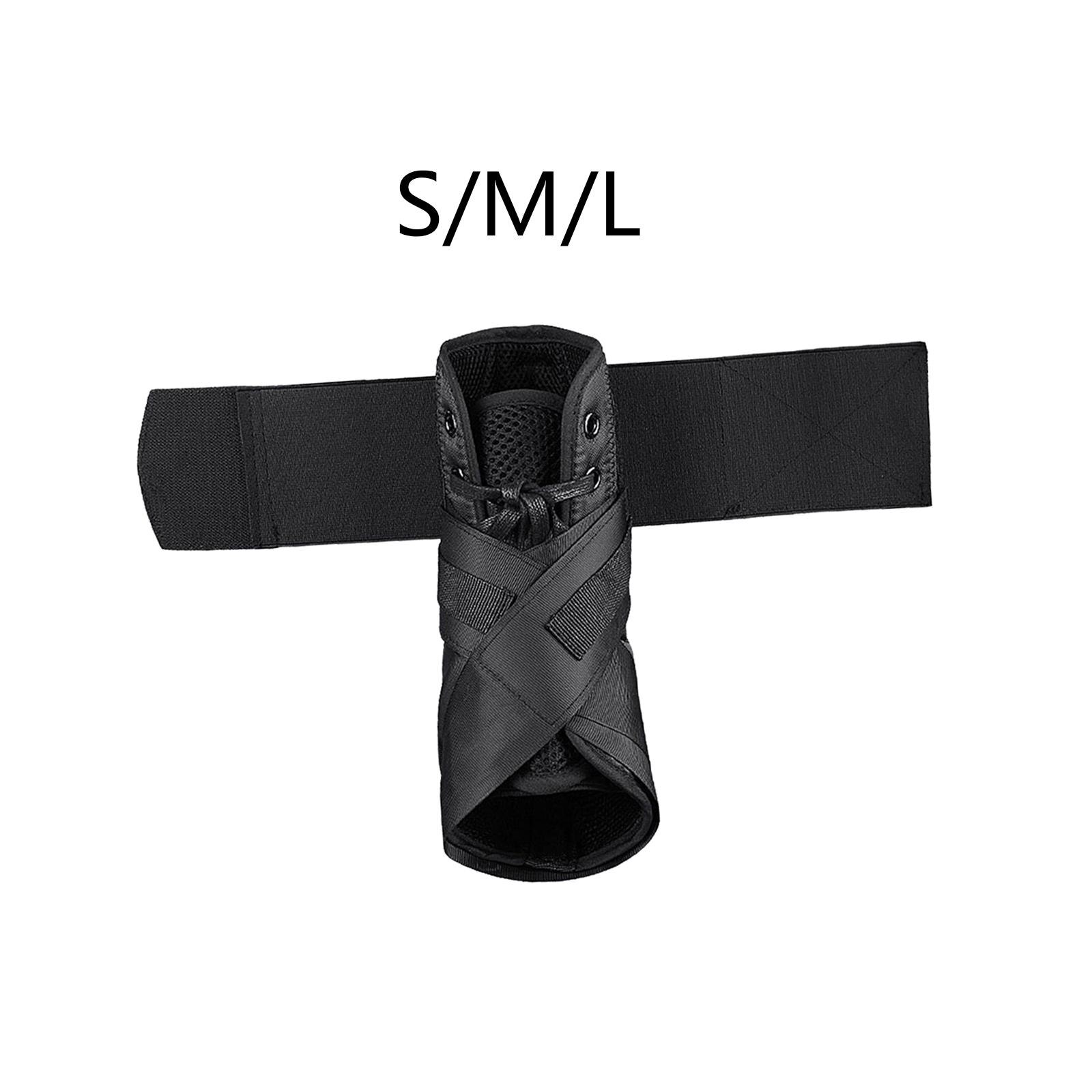 Ankle Support Brace Sleeve Adjustable crossing belt for Running Skateboarding
